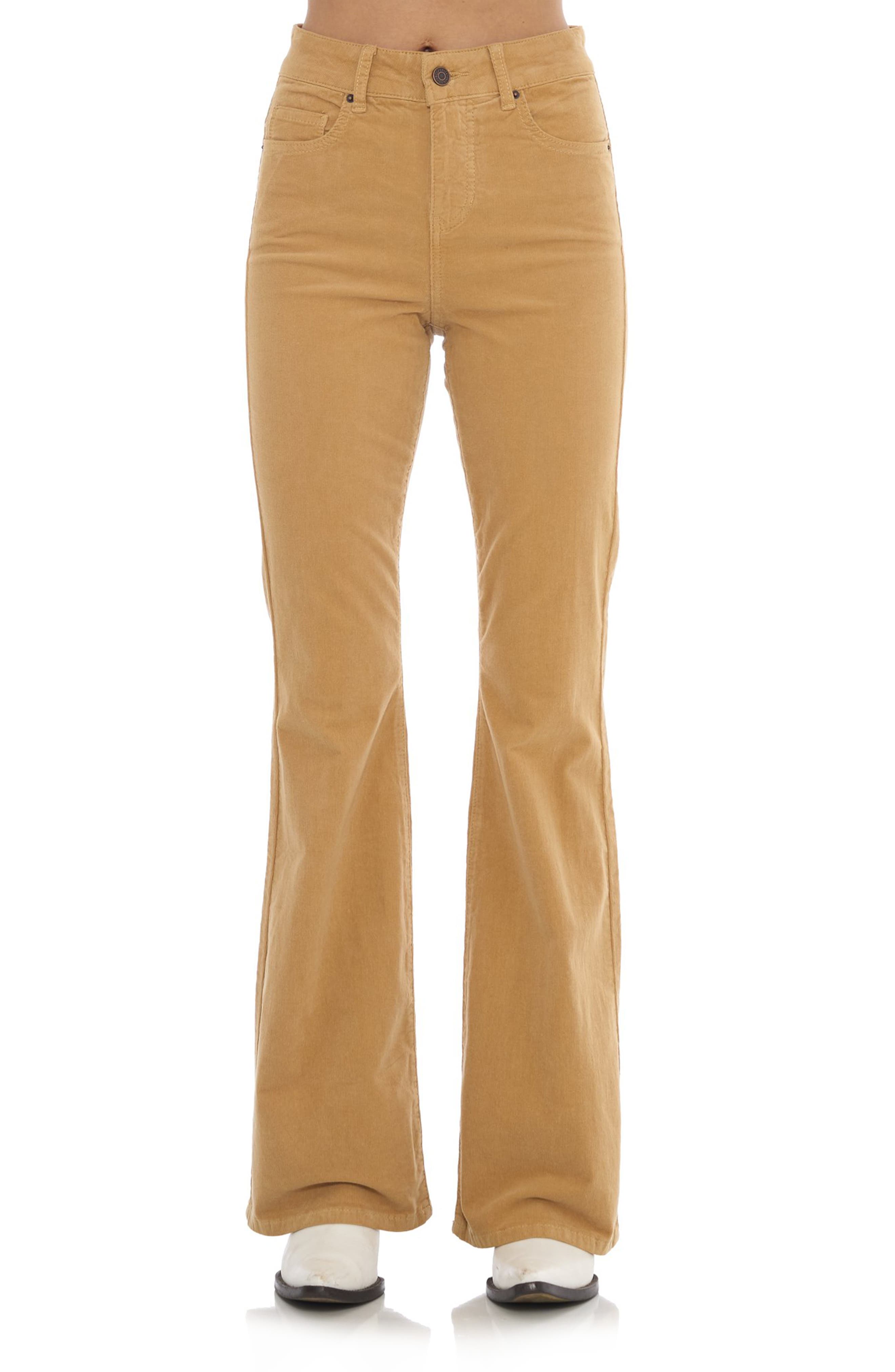 women's bootcut corduroy trousers