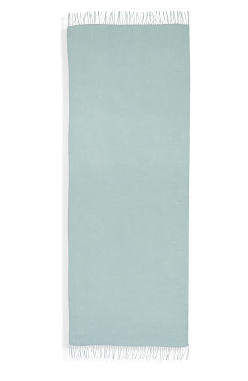 Shop Nordstrom Tissue Weight Wool & Cashmere Scarf In Teal Mist