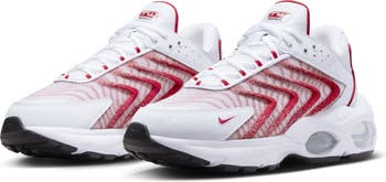 Nike Men's Air Max tw Shoes, White/Red/Black