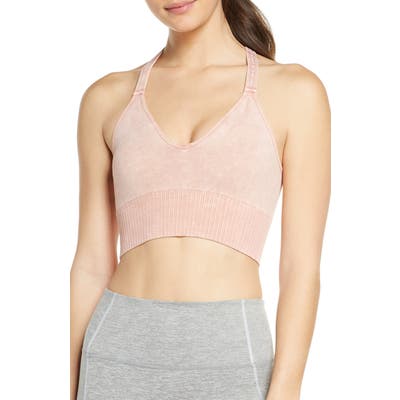 Free People Fp Movement Good Karma Sports Bra, Black