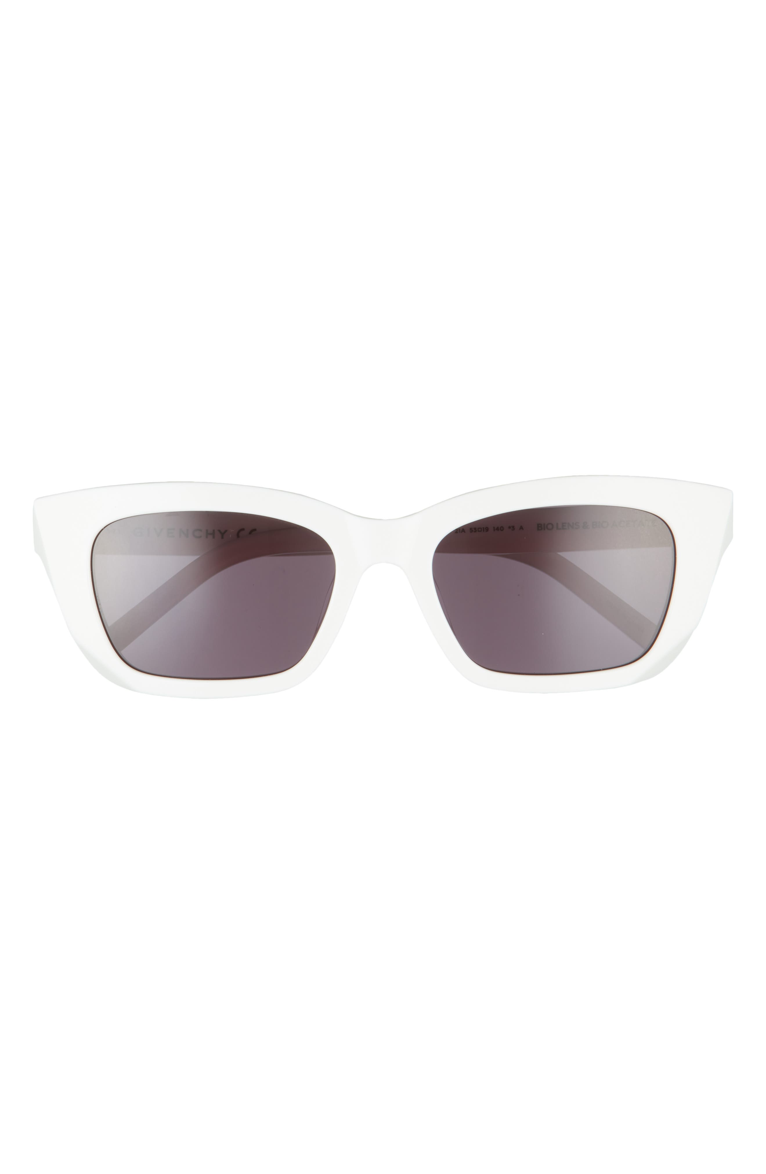 white cateye glasses