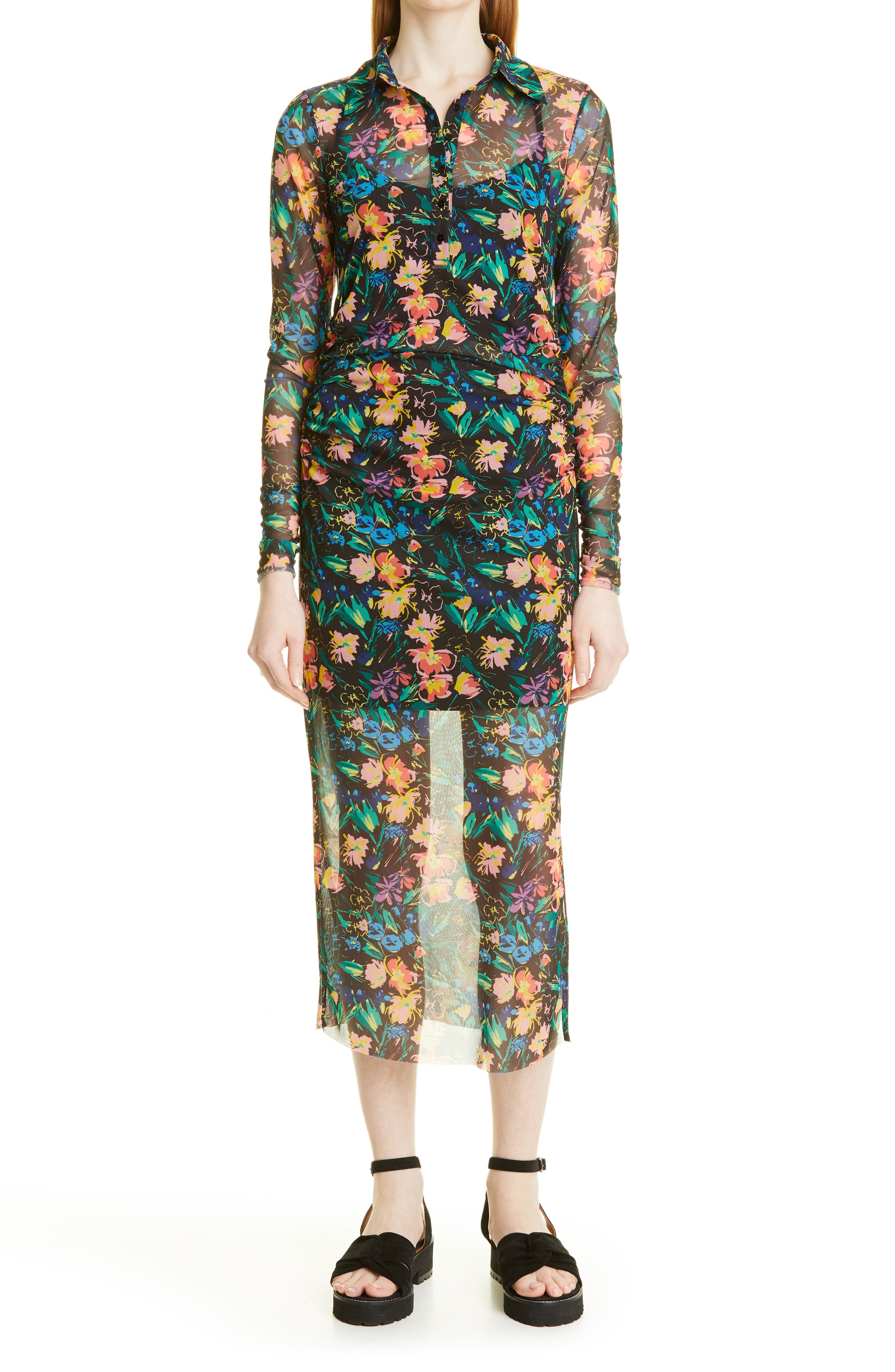 ted baker green dress nordstrom