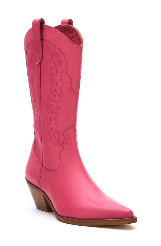 Matisse Mylie Western Boot In Hot Pink