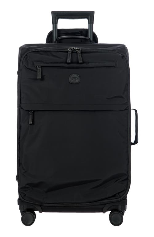 Bric's X-Travel 25-Inch Spinner Suitcase in Black/Black