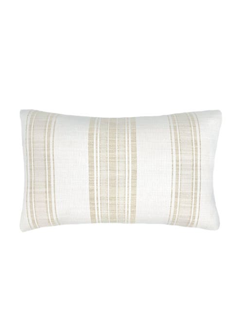 Anaya Pure Air Beach Club Stripe Outdoor Pillow In Beige Stripe