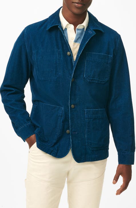 Blue corduroy blazer mens hotsell