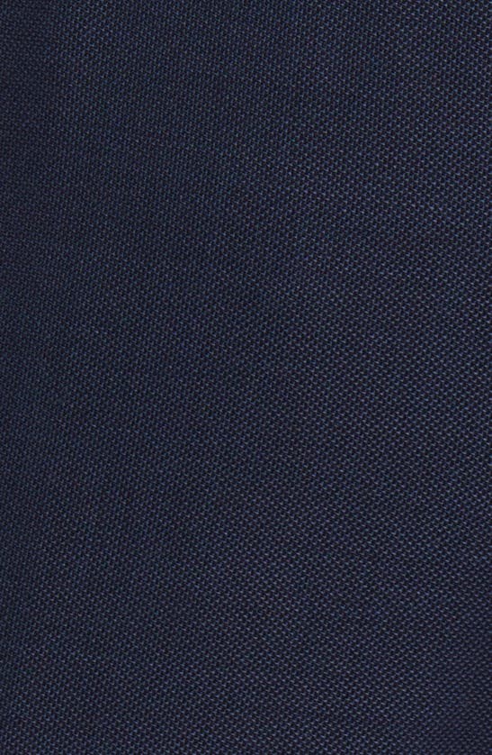 Shop Canali Milano Trim Fit Five Pocket Wool Dress Pants In Navy