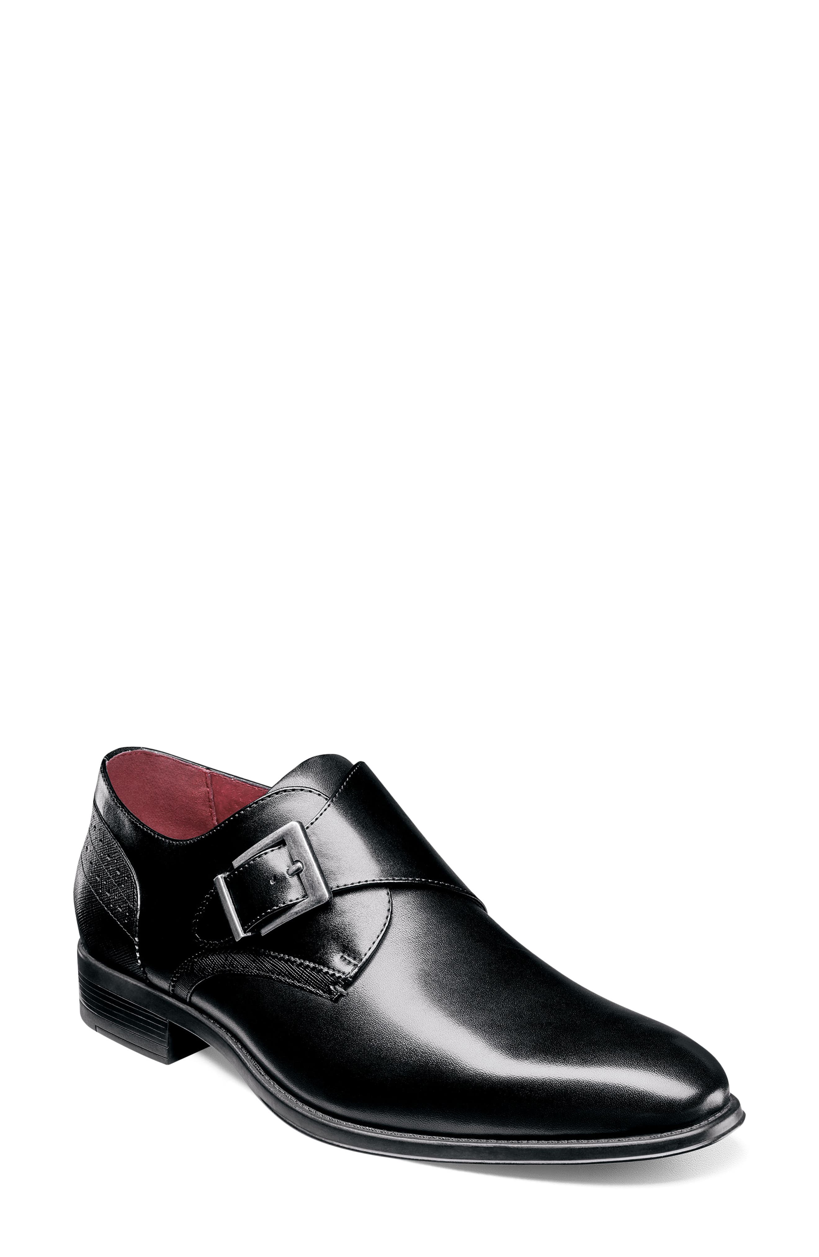 Stacy Adams Hal Monk Strap Loafer in Black at Nordstrom Rack, Size 9.5