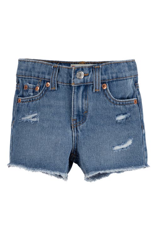 Levi's Kids' Girlfriend Shorts In Indigo Avenue