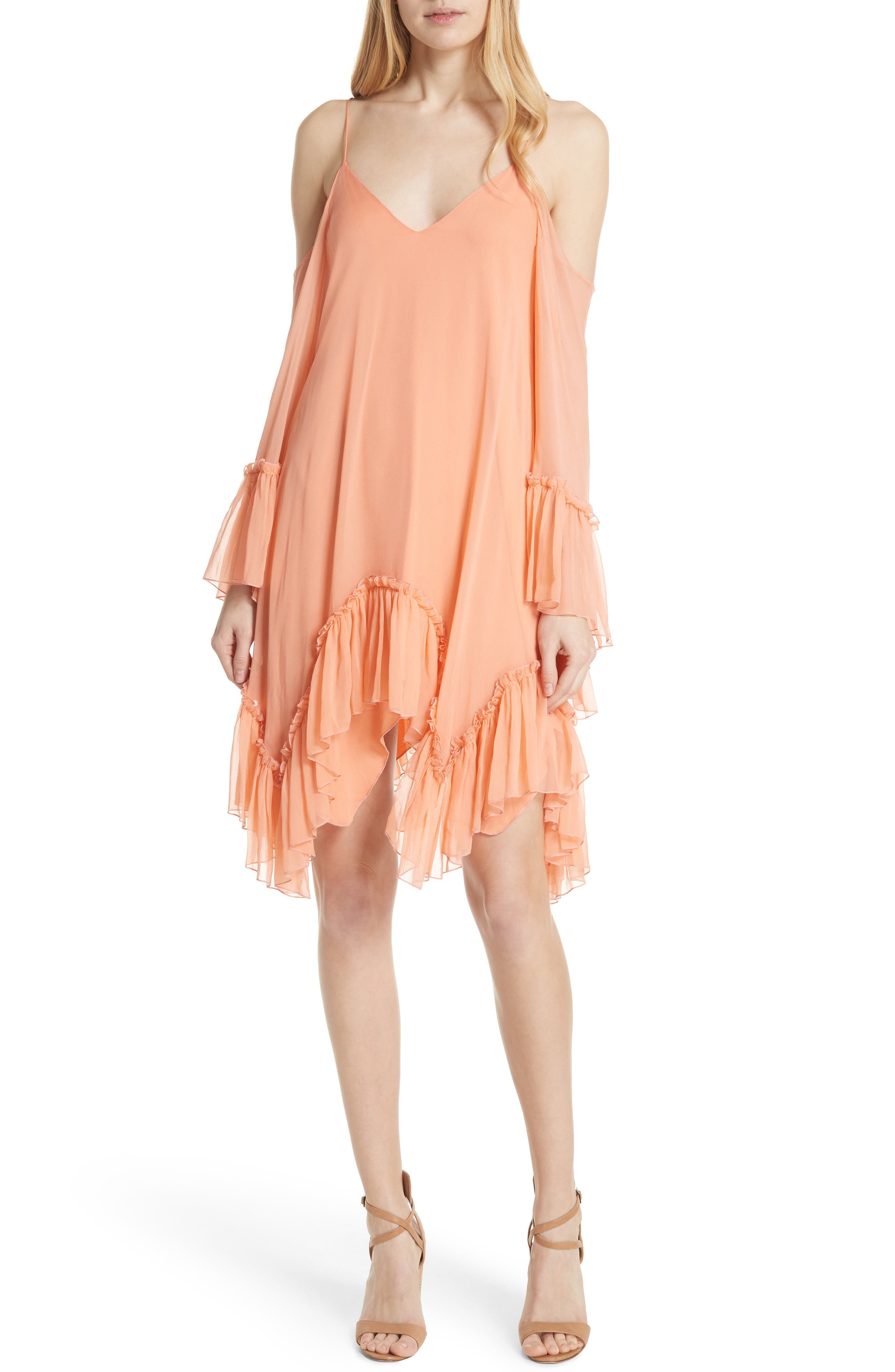 alice olivia silk dress