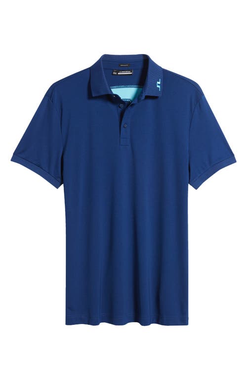 Shop J. Lindeberg Kv Performance Polo In Estate Blue