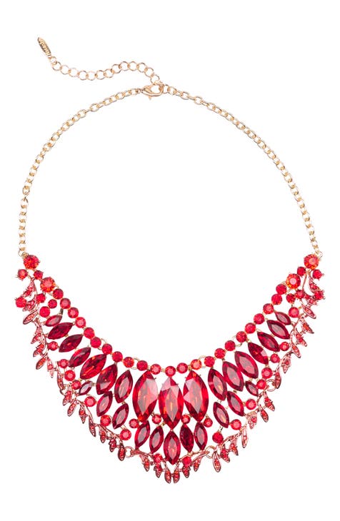 Marquise Crystal Collar Necklace