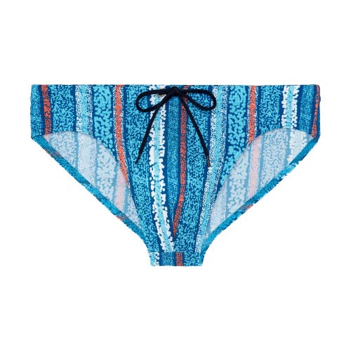 HOM Harrison Mini Brief in Turquoise Print 