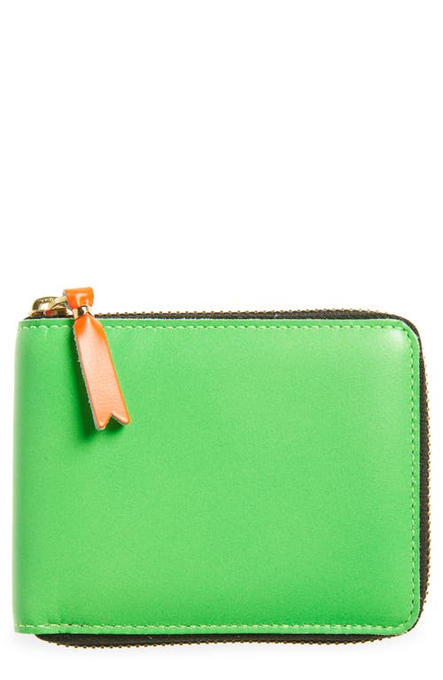 Super Fluo Wallet in Green