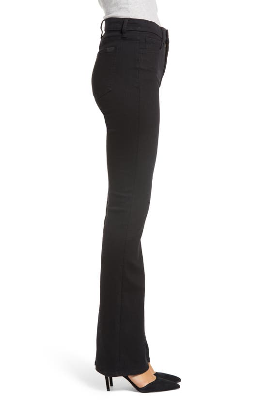 Jen7 By 7 For All Mankind Slim Bootcut Jeans In Classic Black