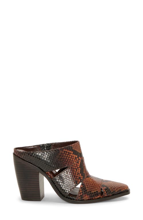 Shop Vince Camuto Aimie Square Toe Mule In Dusk Multi