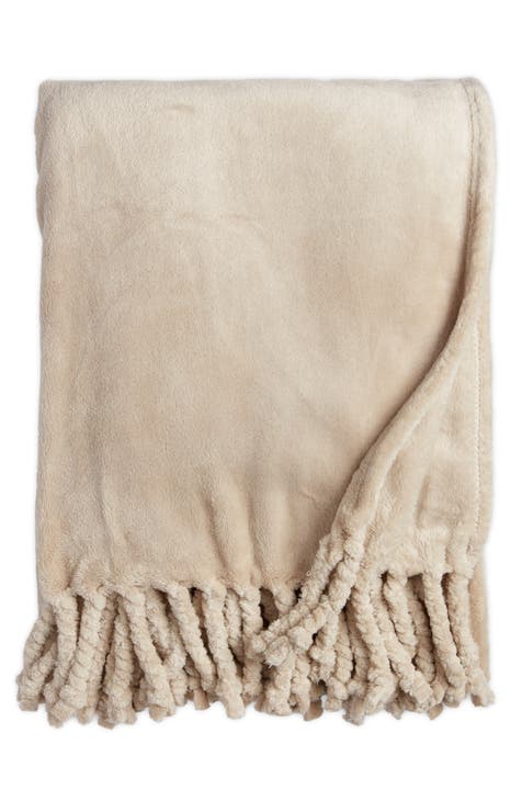 Shaggy Faux Fur Blanket Plush Fuzzy Bed Throw Washable Cozy Sherpa Blanket
