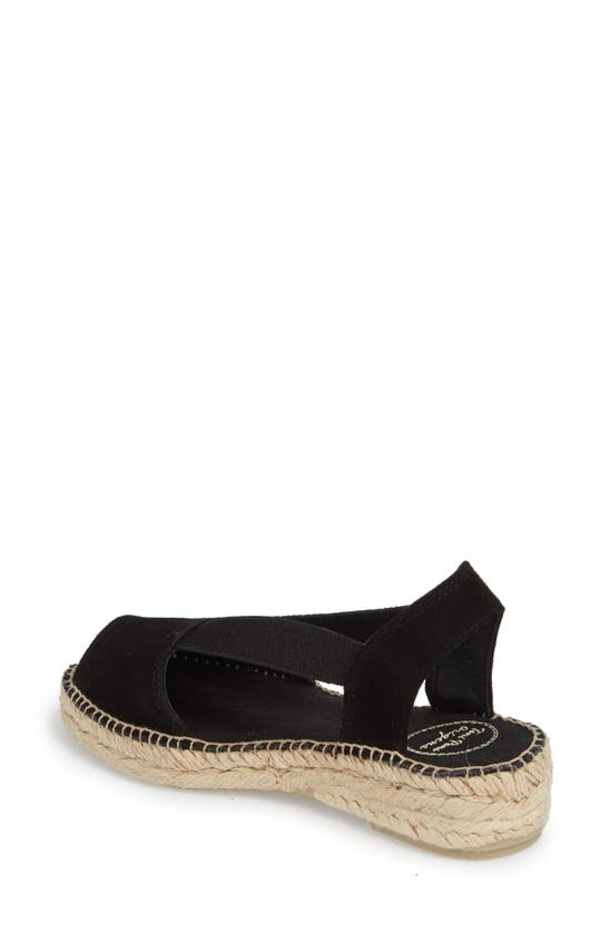 Toni Pons Ella Espadrille Sandal In Black Suede