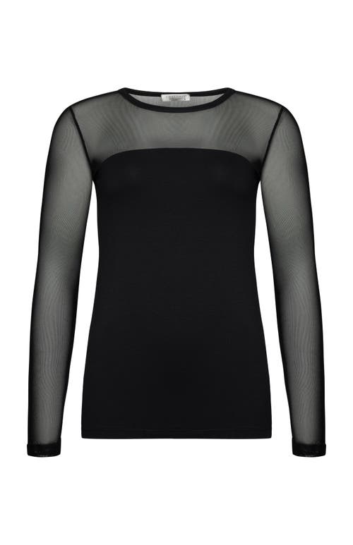 Shop Anatomie Budah Mesh Pima Cotton In Black