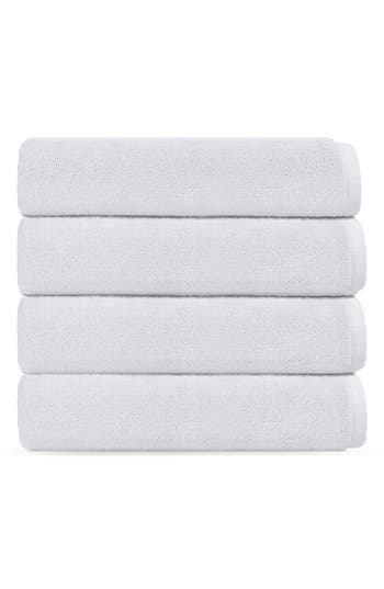 Brooks Brothers Puresoft 4-piece Turkish Cotton Bath Towel Set In White