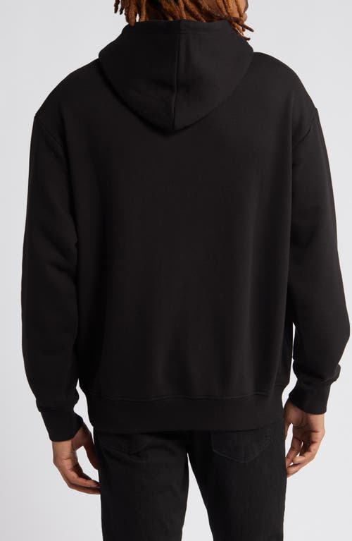 Icecream Running Dog Cotton Hoodie In Black