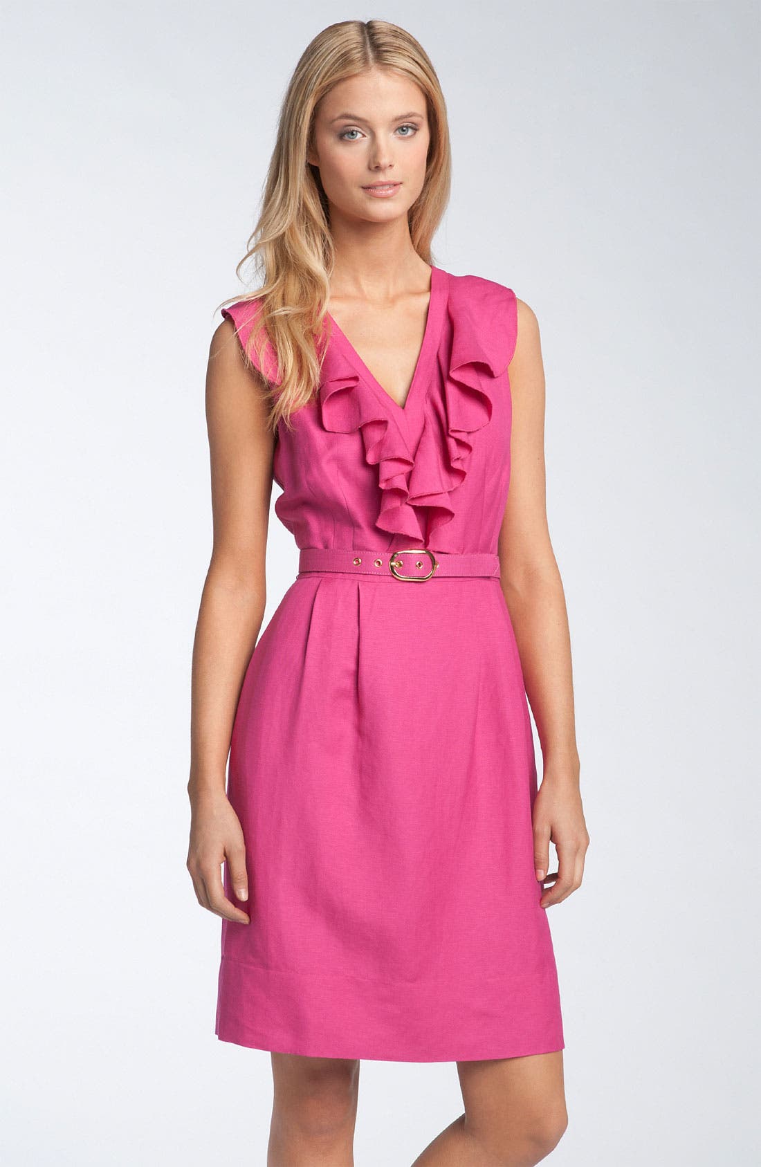 tahari linen dress