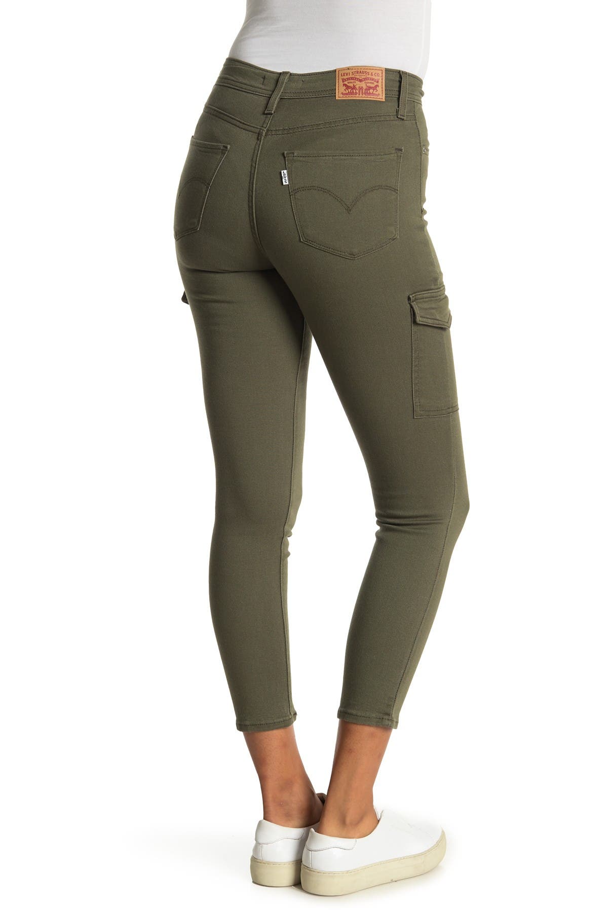 Levi's 721 Skinny Crop Utility Pants In Green | ModeSens