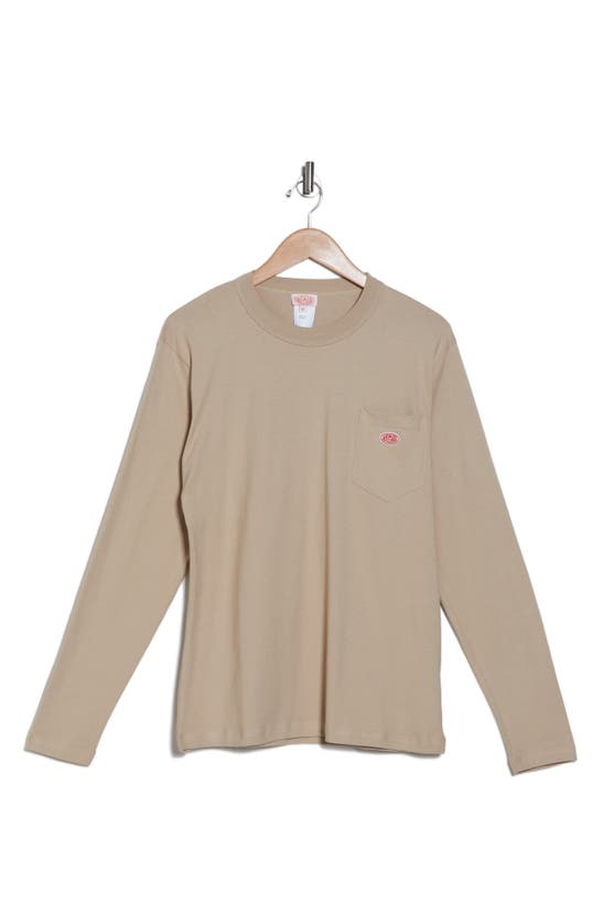 Shop Armor-lux Armor Lux Heritage Ave Long Sleeve T-shirt In Humus