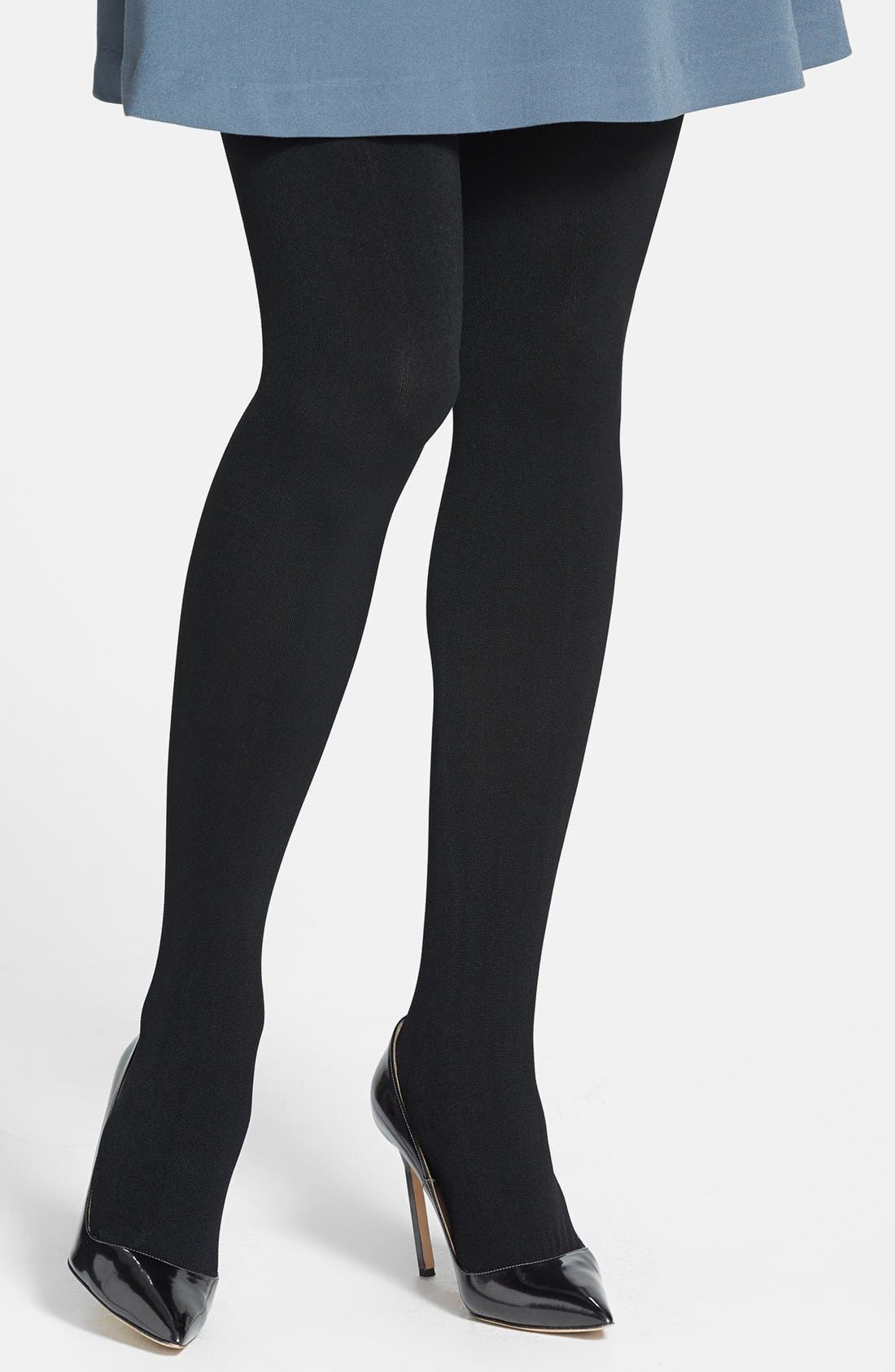 Oroblu 'Warm & Soft' Brushed Fleece Tights in Black Cover