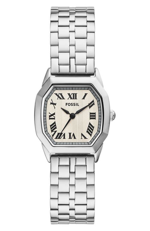 Shop Fossil Harlow Bracelet Watch, 27mm In Silver