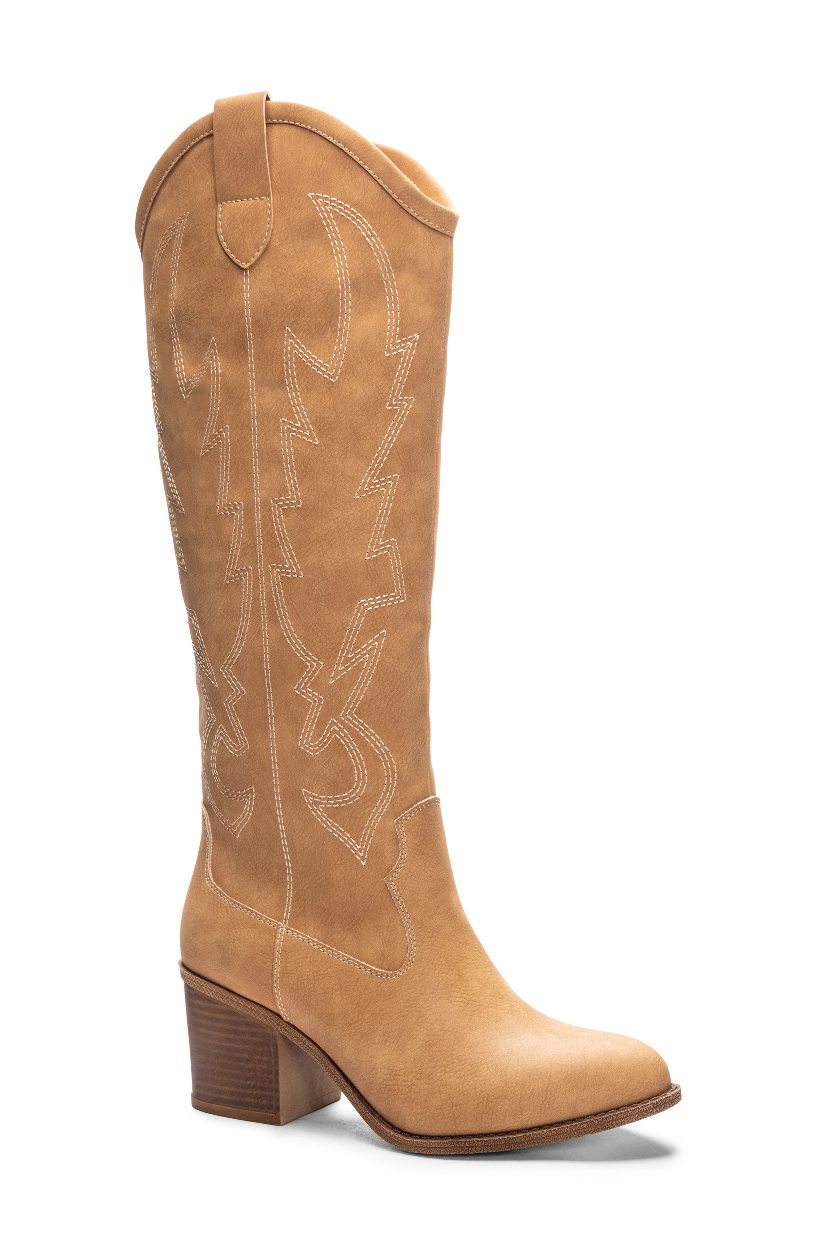 womens tall tan leather boots