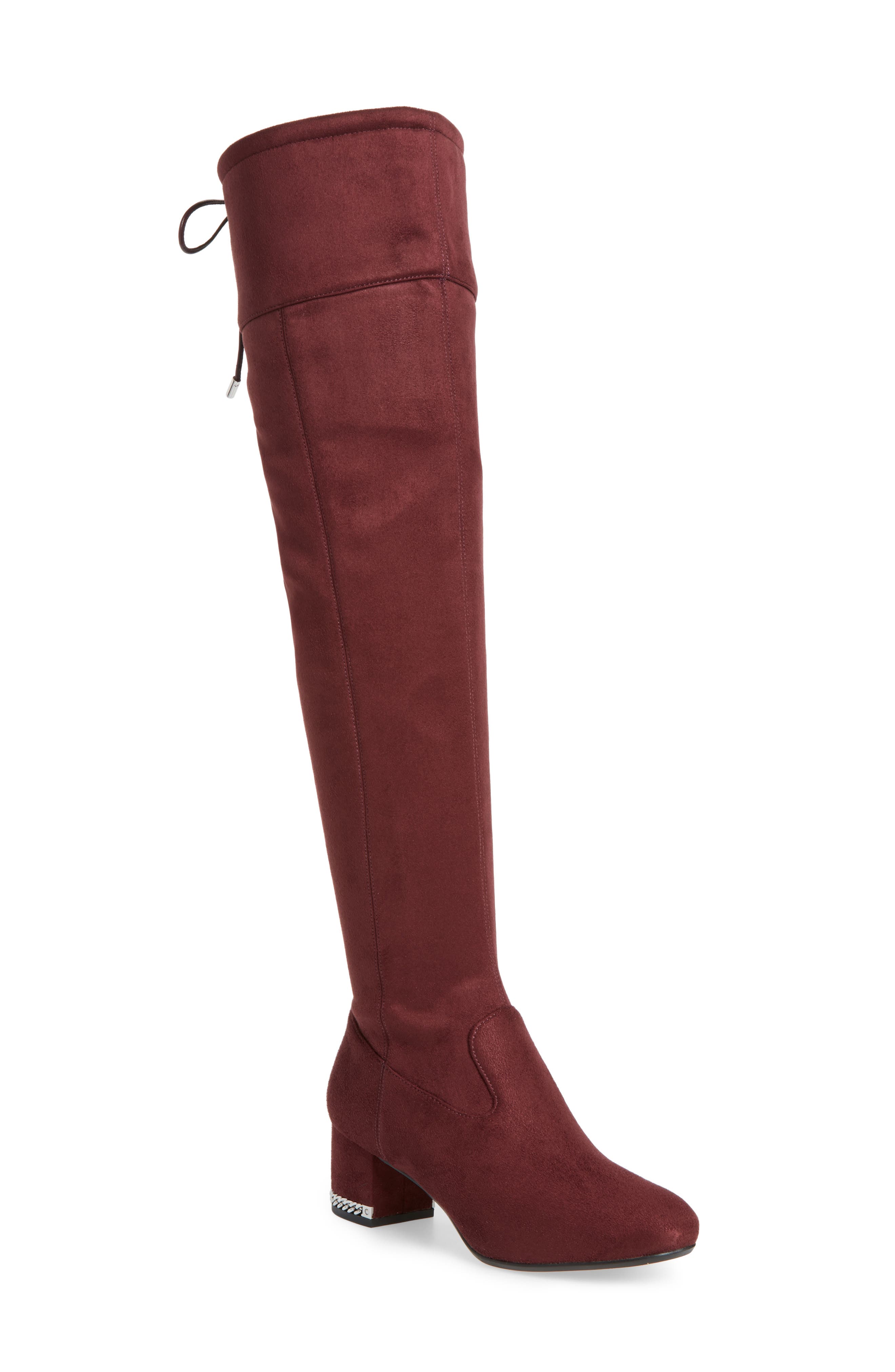 michael kors over the knee boots suede
