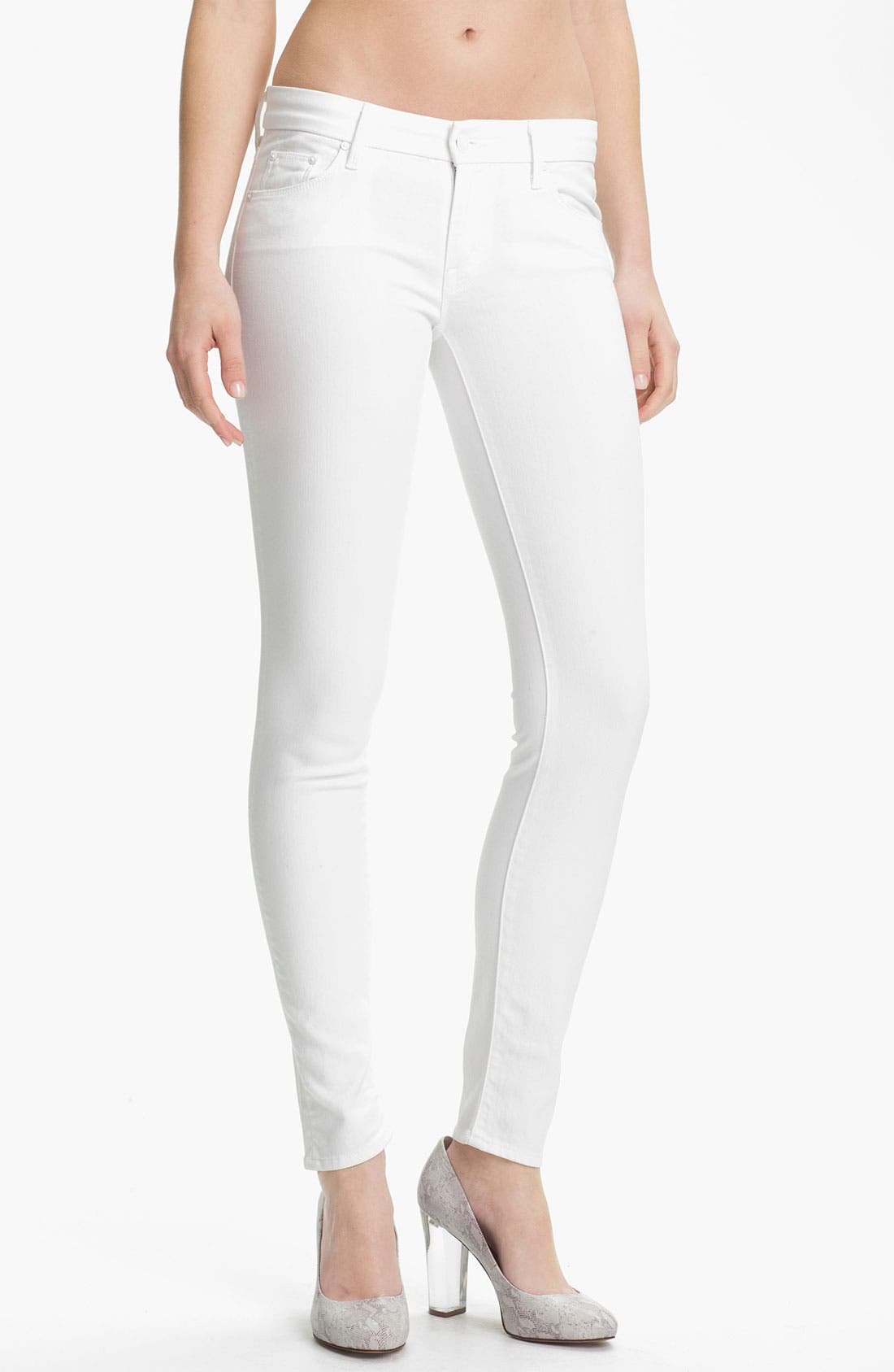 mother jeans white