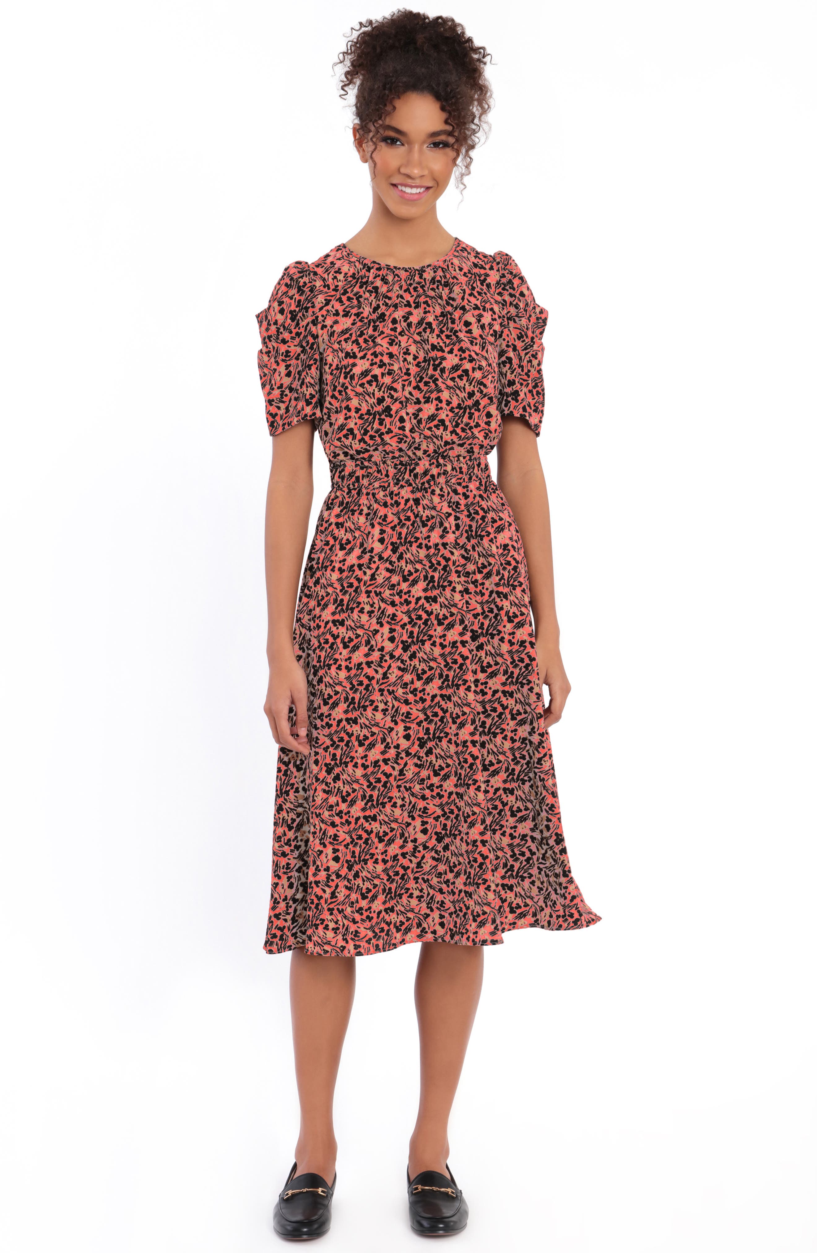 london times coral dress