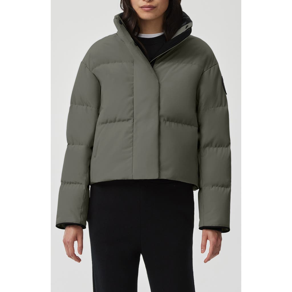 CANADA GOOSE CANADA GOOSE GRANDVIEW BLACK LABEL CROP 625 FILL POWER DOWN PUFFER JACKET