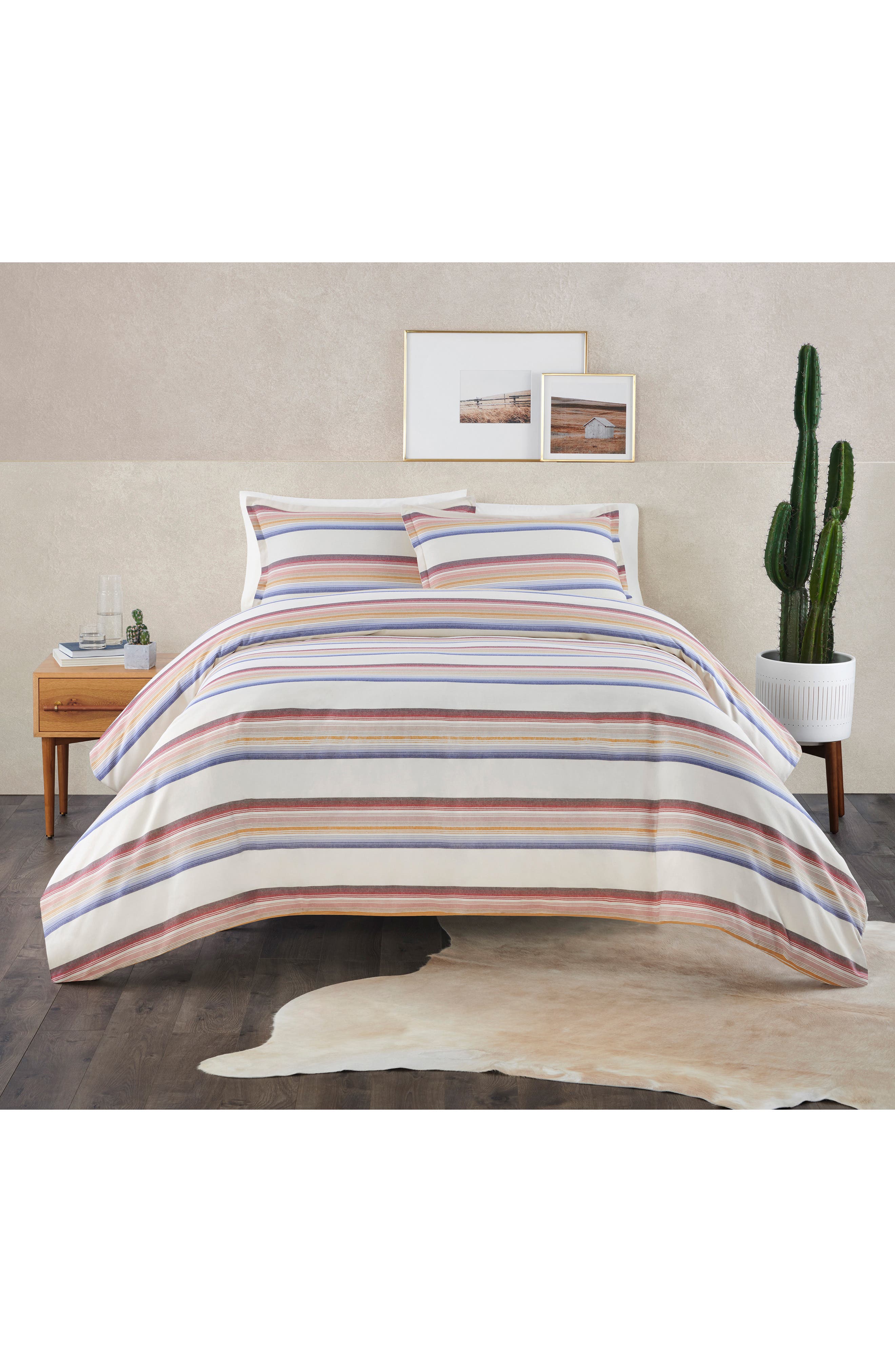 Pendleton Copperstone Stripe Duvet & Sham Set Nordstrom