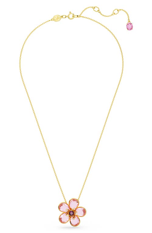 Swarovski Florere Crystal Pendant Necklace in Pink at Nordstrom