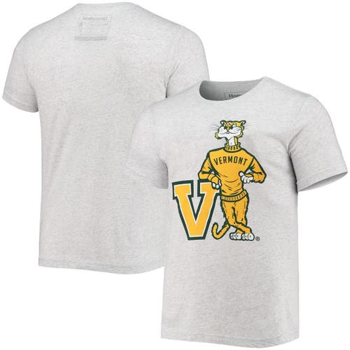 Men's Homefield White Vermont Catamounts Vintage Charlie T-Shirt