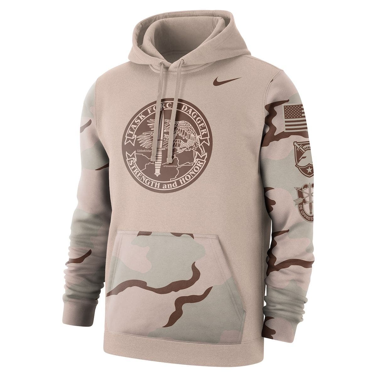 army black knights nike rivalry lion therma pullover hoodie