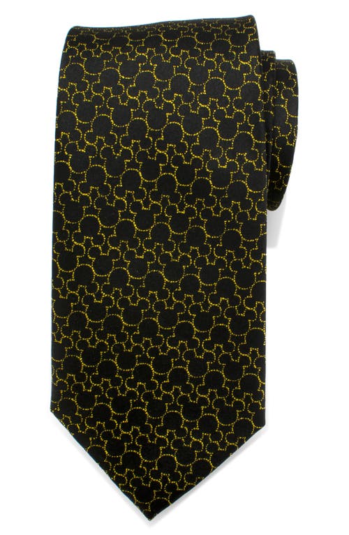 Cufflinks, Inc. Mickey Mouse Silk Tie in Black at Nordstrom, Size Regular