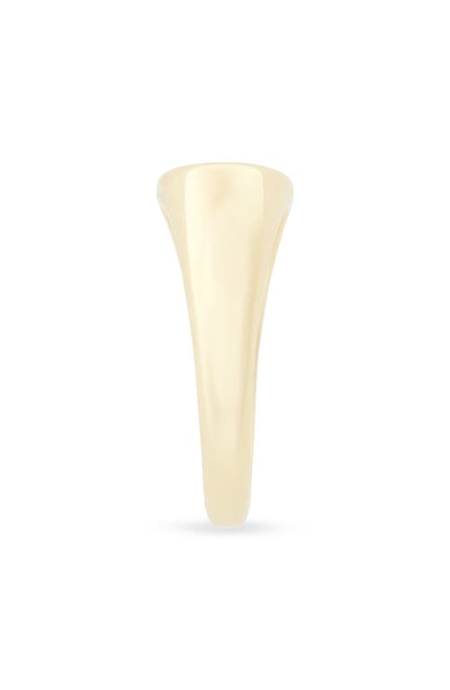 Nordstrom Rack Demi-fine Oval Signet Ring In Gold