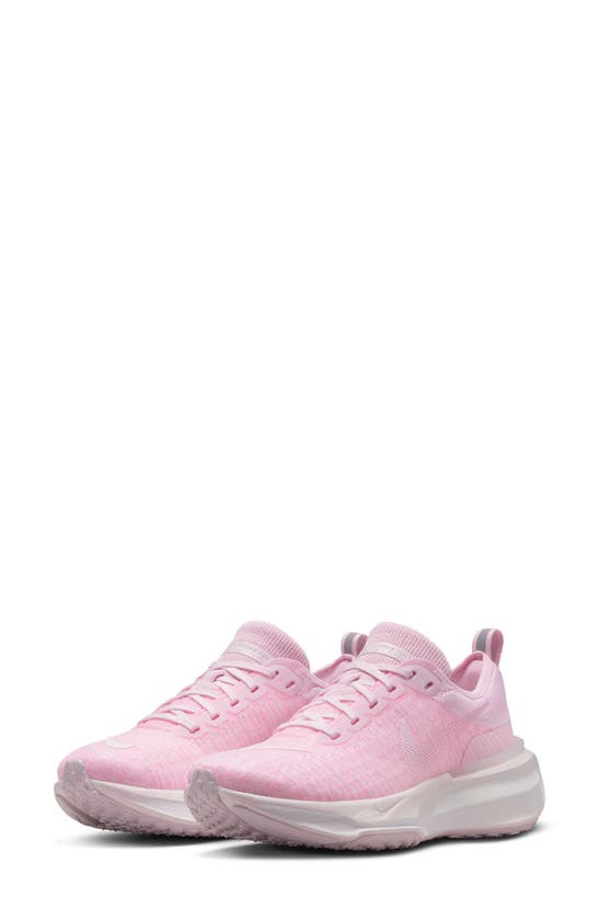 Nike Zoomx Invincible Run 3 Running Shoe In Pink Foam/white/pearl Pink