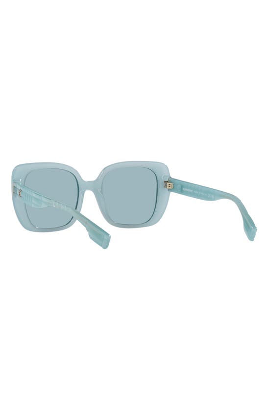 Shop Burberry 52mm Gradient Square Sunglasses In Azure