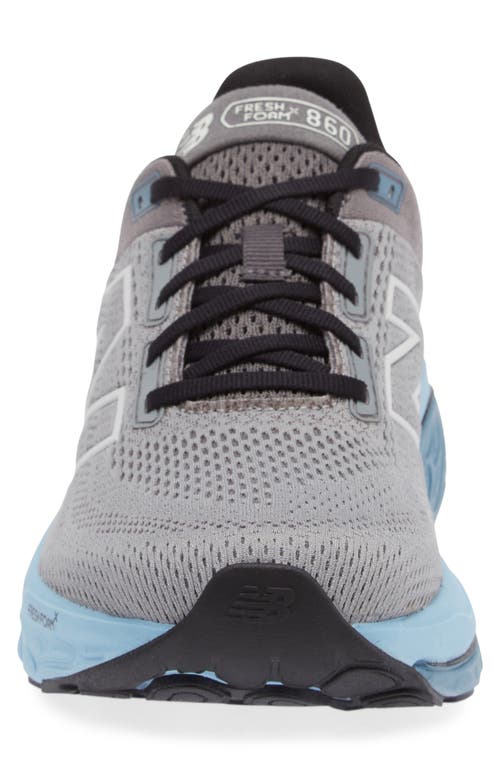 New Balance Fresh Foam X 860 V14 Running Shoe In Slate Grey/chrome Blue