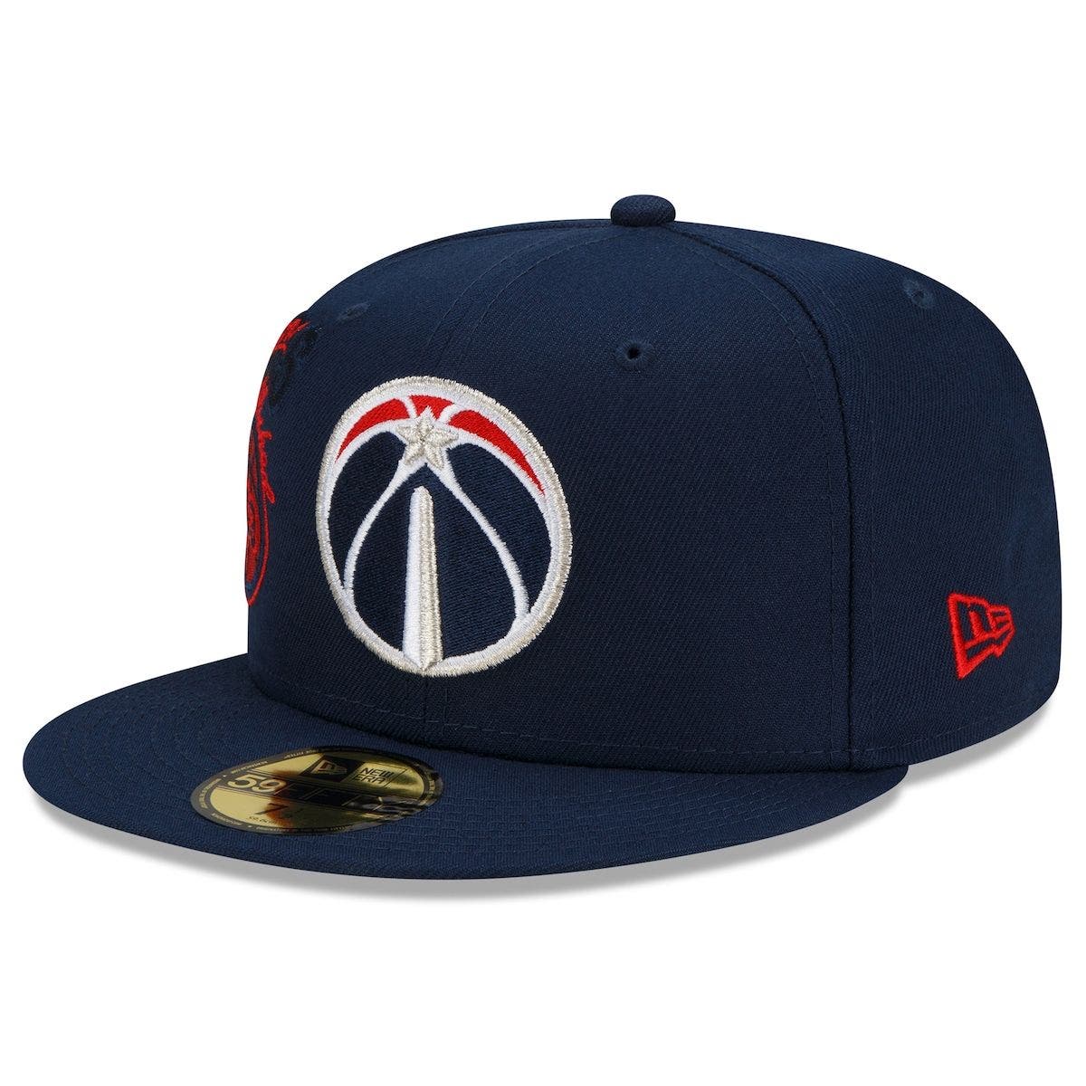New Era Navy Washington Wizards Back 