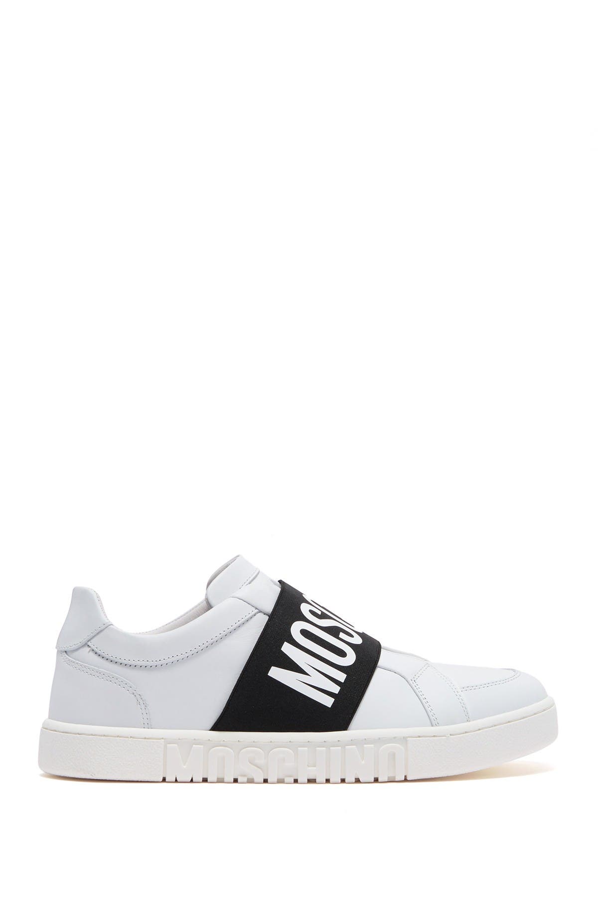 moschino logo strap sneakers
