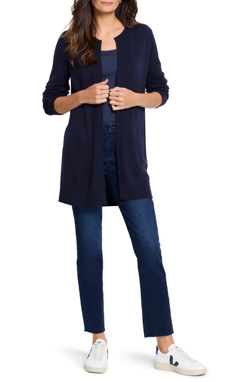 Shop Nic + Zoe Nic+zoe Perk Up Cardigan In Dark Indigo