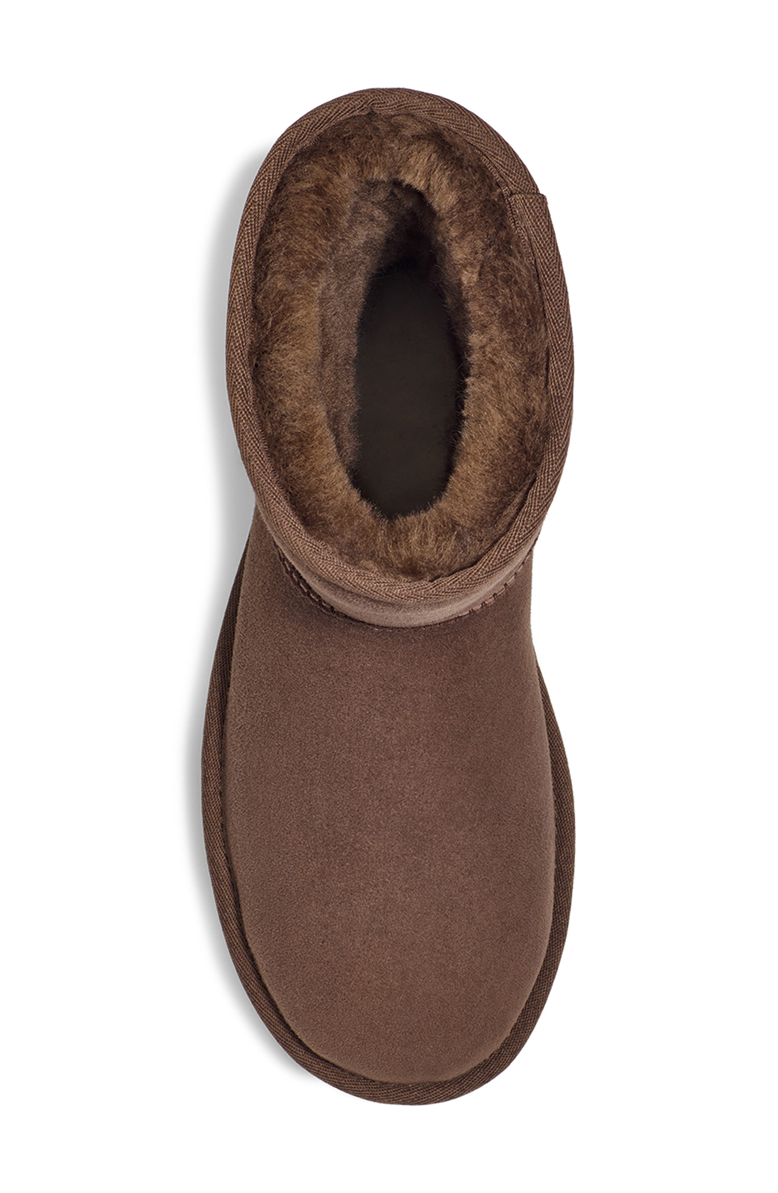 UGG Women's Classic Ii Genuine Shearling Lined Short Boot Brown Size 8
