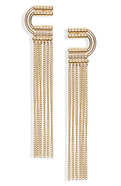 The Circuit Chandelier Earrings in Gold