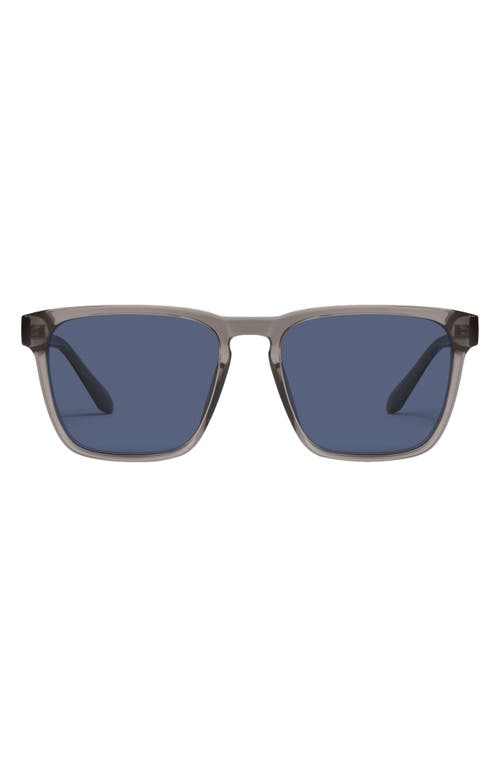 Quay Australia Unplugged 45mm Polarized Square Sunglasses In Blue